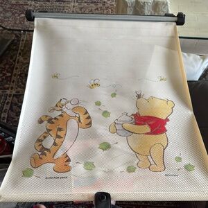 Two Winnie the Pooh and Tigger Mesh shade blinds for the car